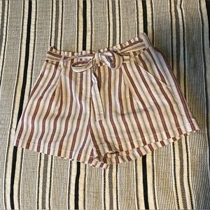 White Shorts with Stripes!